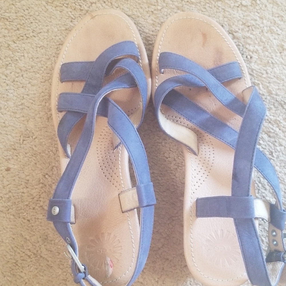 Women's Blue Strappy Sandals